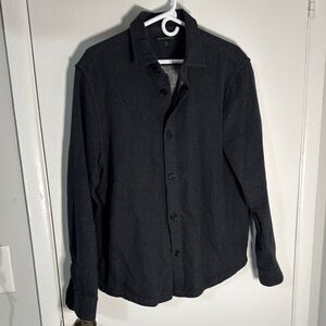 Banana Republic men’s medium dark charcoal gray Button-Up Shirt Jacket